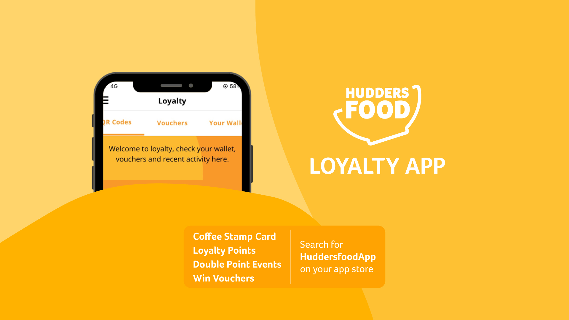 Huddersfood Loyalty App, Search for Huddersfood app on your app store