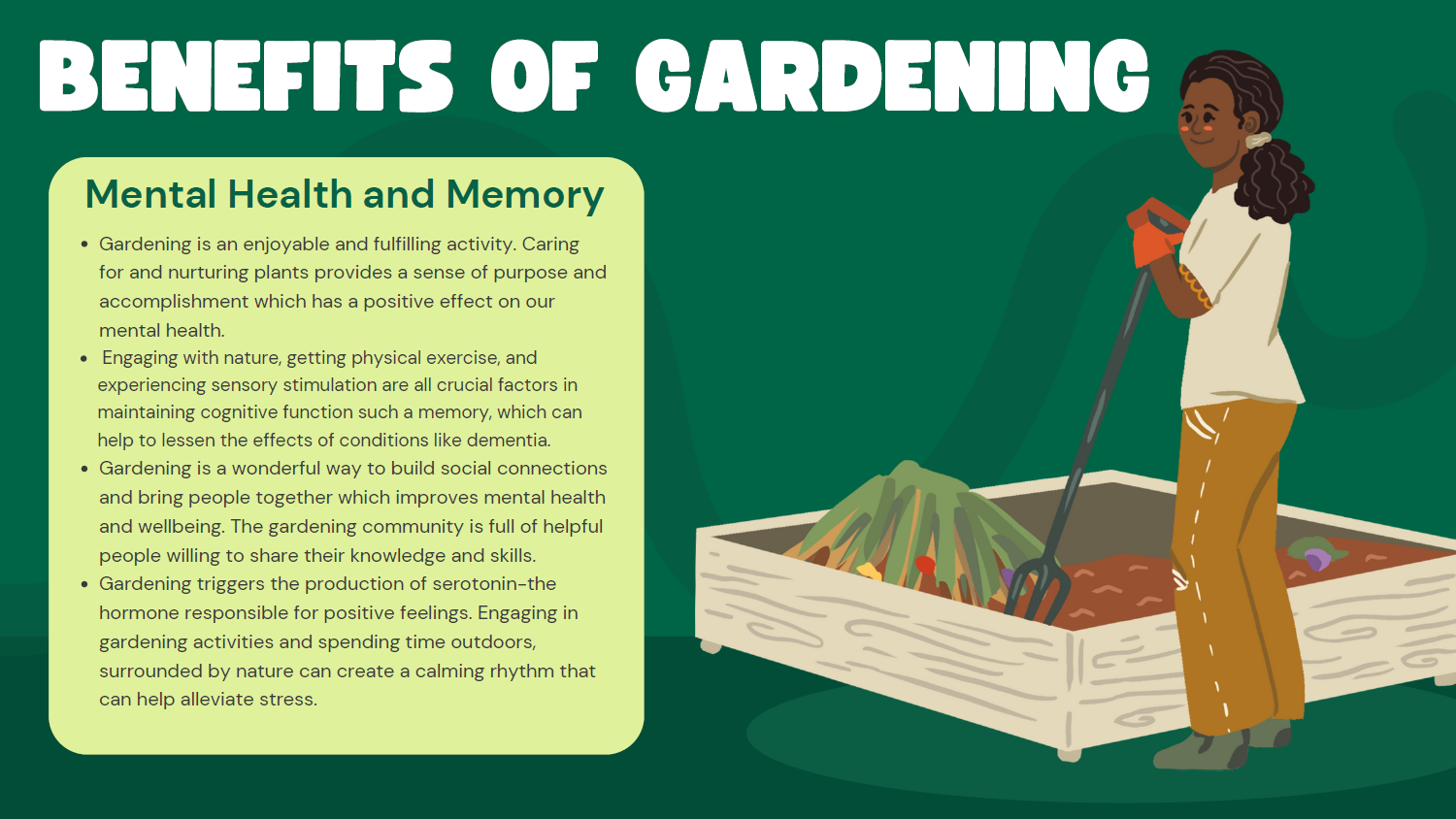 Gardening Mental health