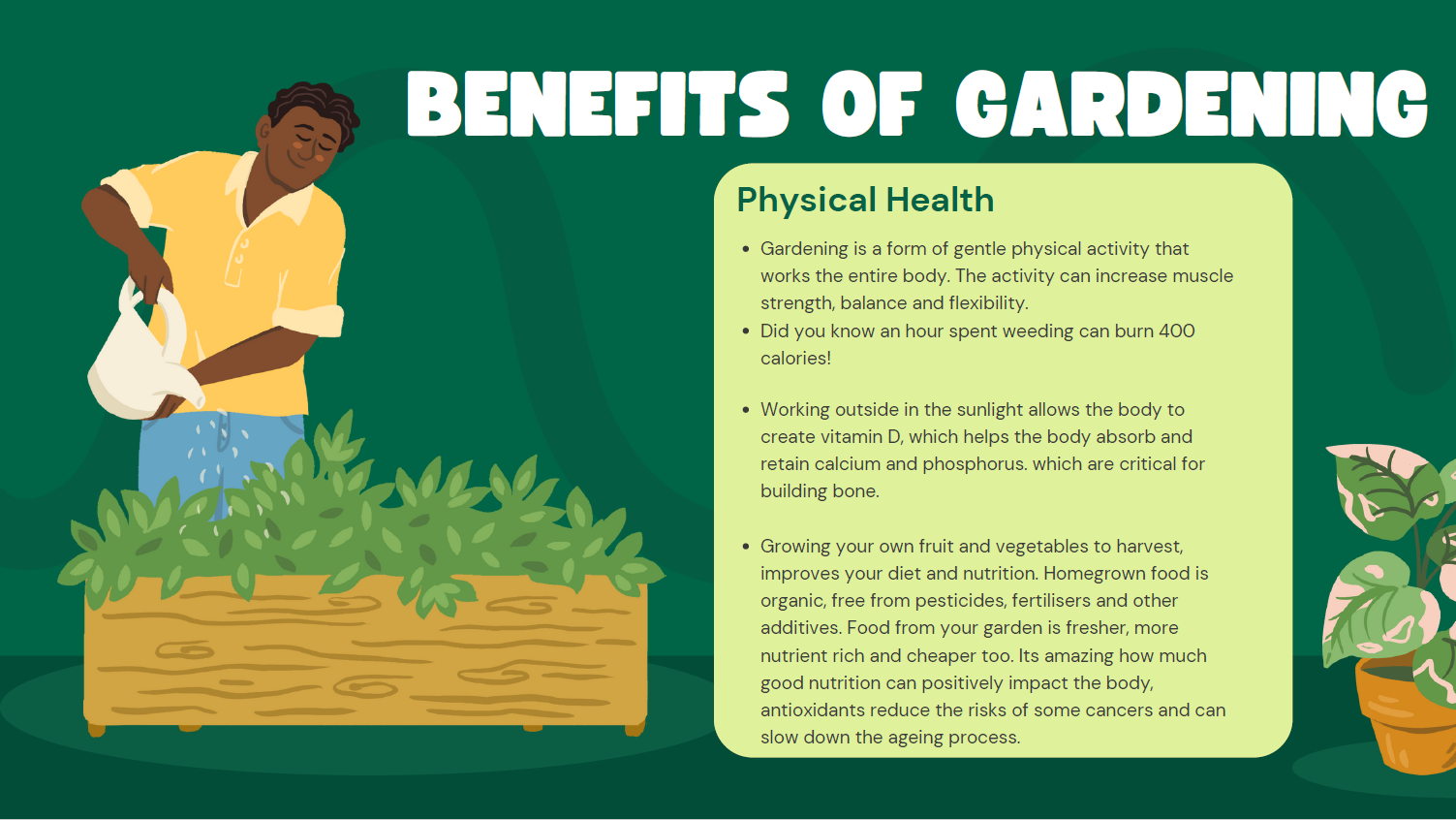 Gardening Physical Health