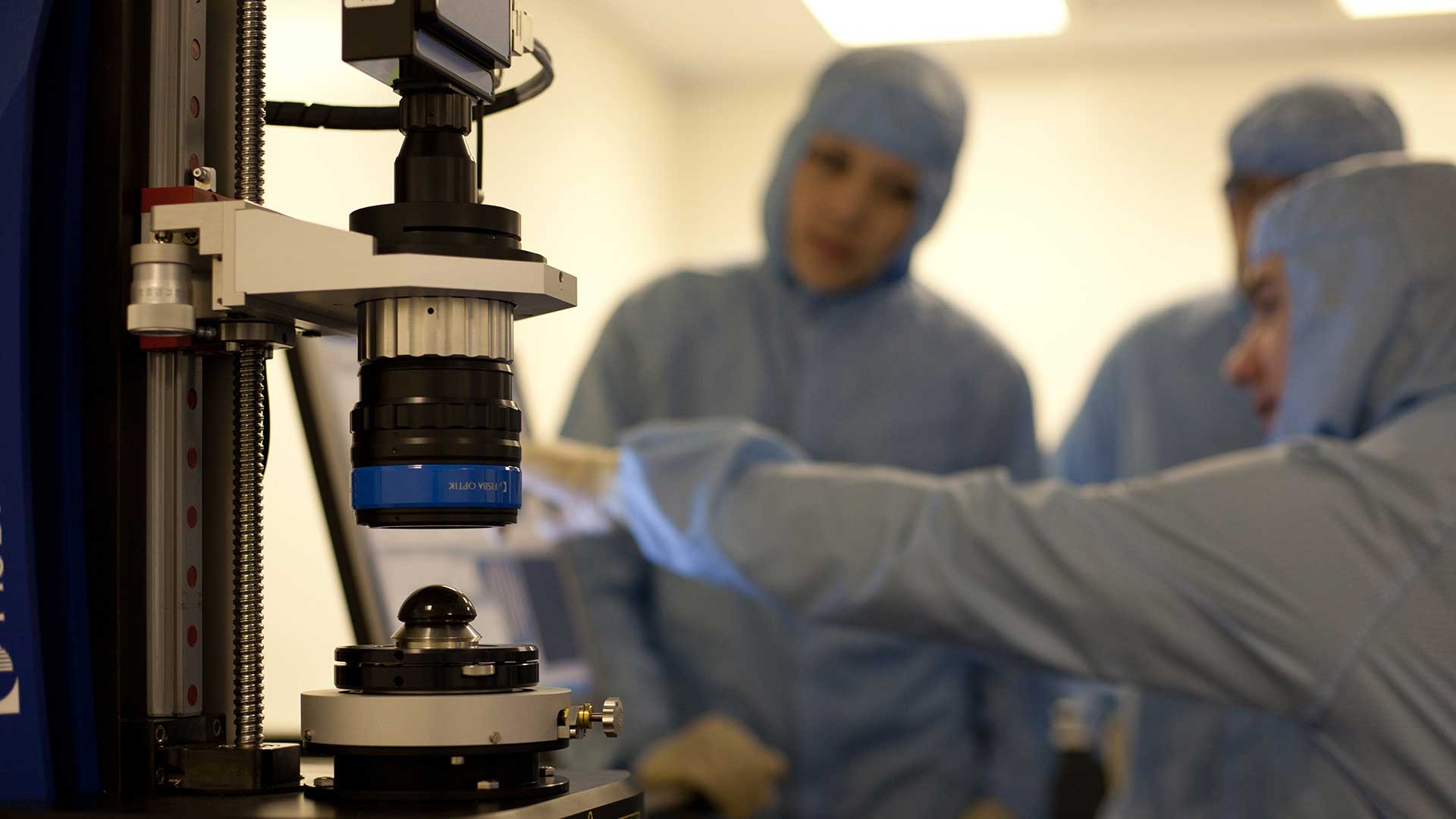 staff in the surface metrology clean room